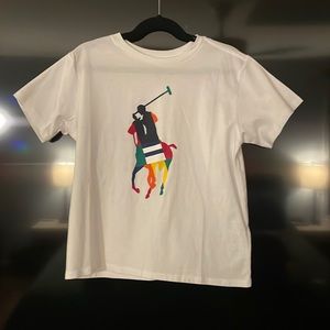 Polo Ralph Lauren kids tee. Multi color Horse logo